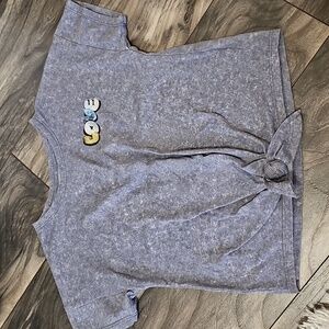 Girls Wonder Nation tee, S (6/6x), Gray